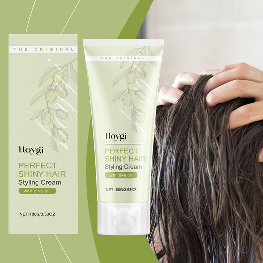 Curly Hair Styling Cream Hydrating Smooth Repair Dry Frizz Styling Natural Long Lasting Shaping